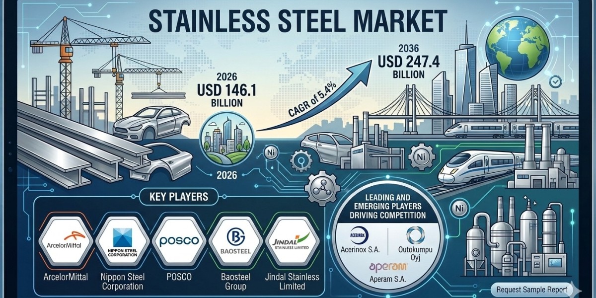 Stainless Steel Market to Reach USD 247.4B by 2036 Driven by Infrastructure Growth
