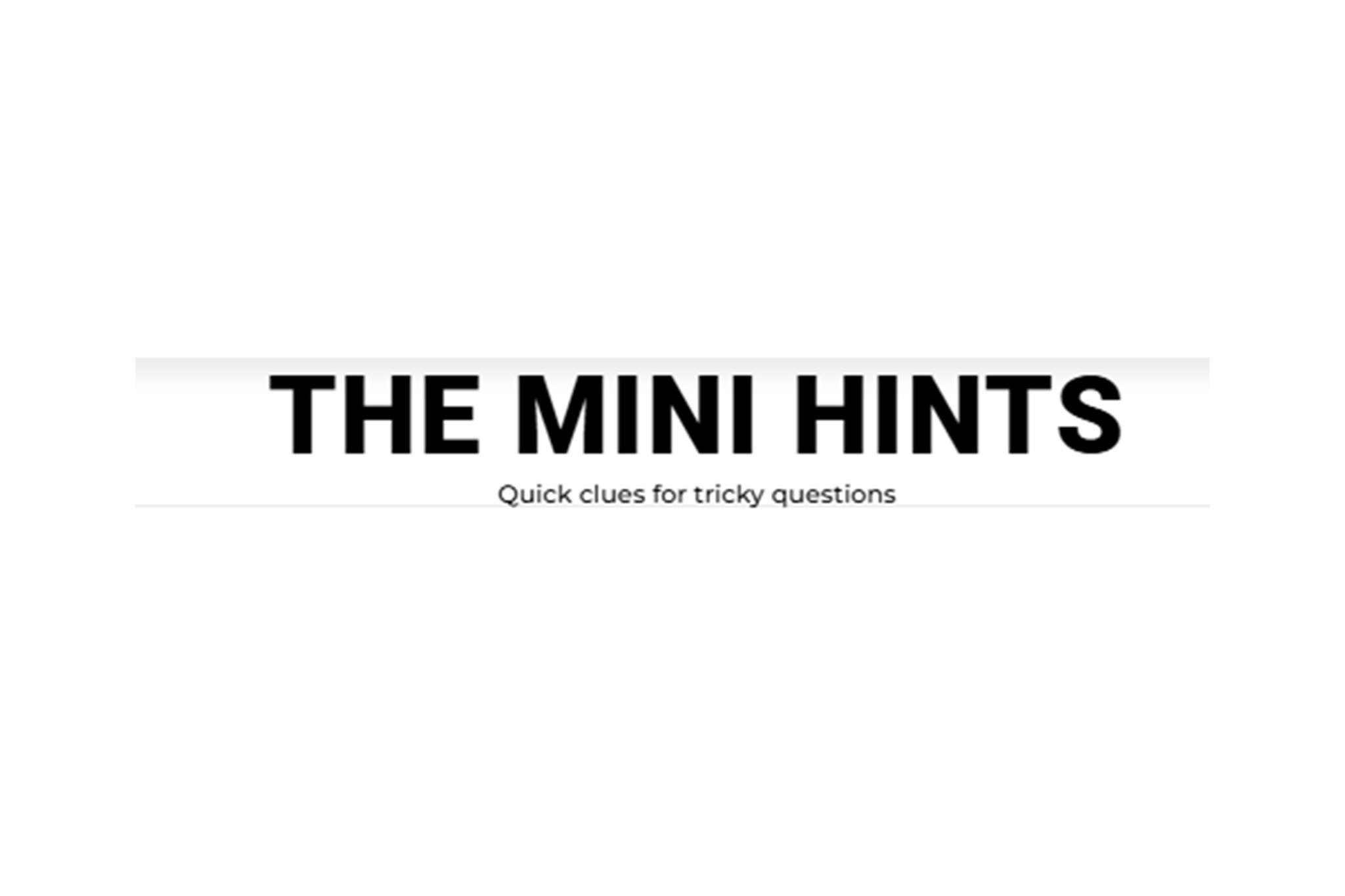 The Mini Hints Profile Picture