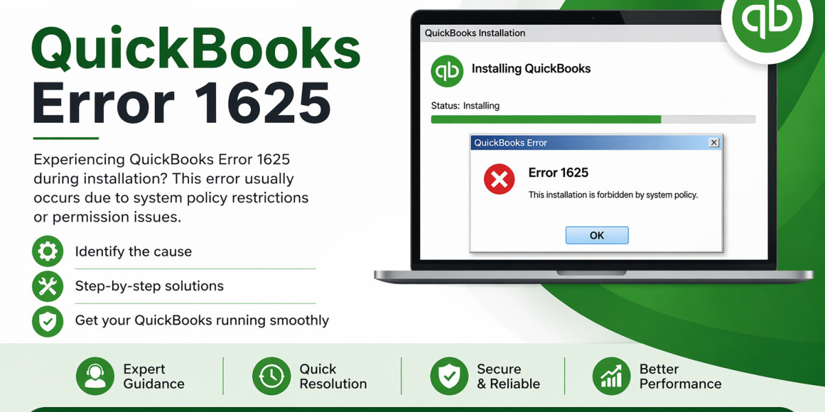 QuickBooks Error 1625 Fix Guide | Easy Installation Solutions